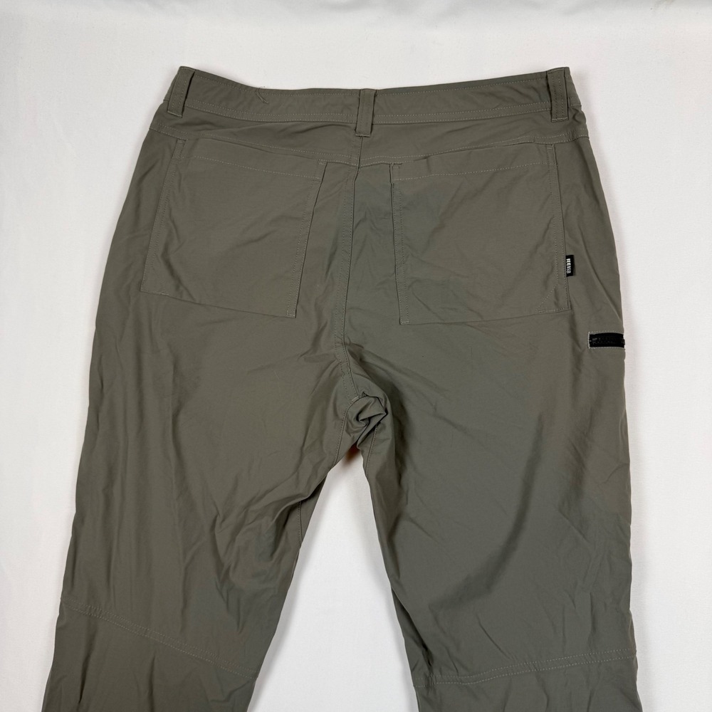 REI Co-op Mens Hiking Pants 32x30 Gray Straight Leg Cargo Pocket Outdoor Trek - Picture 2 of 12